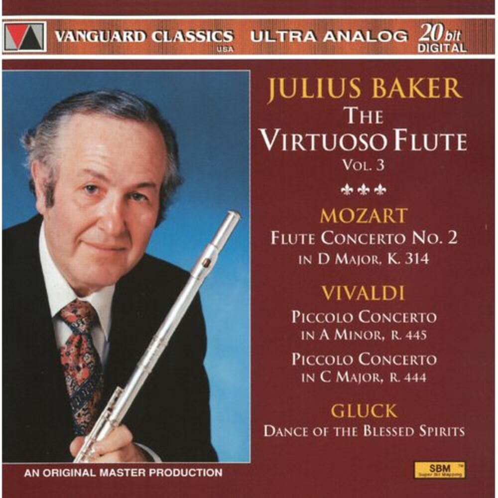 Julius Baker - Virtuoso Flute-Vol. 3  CD